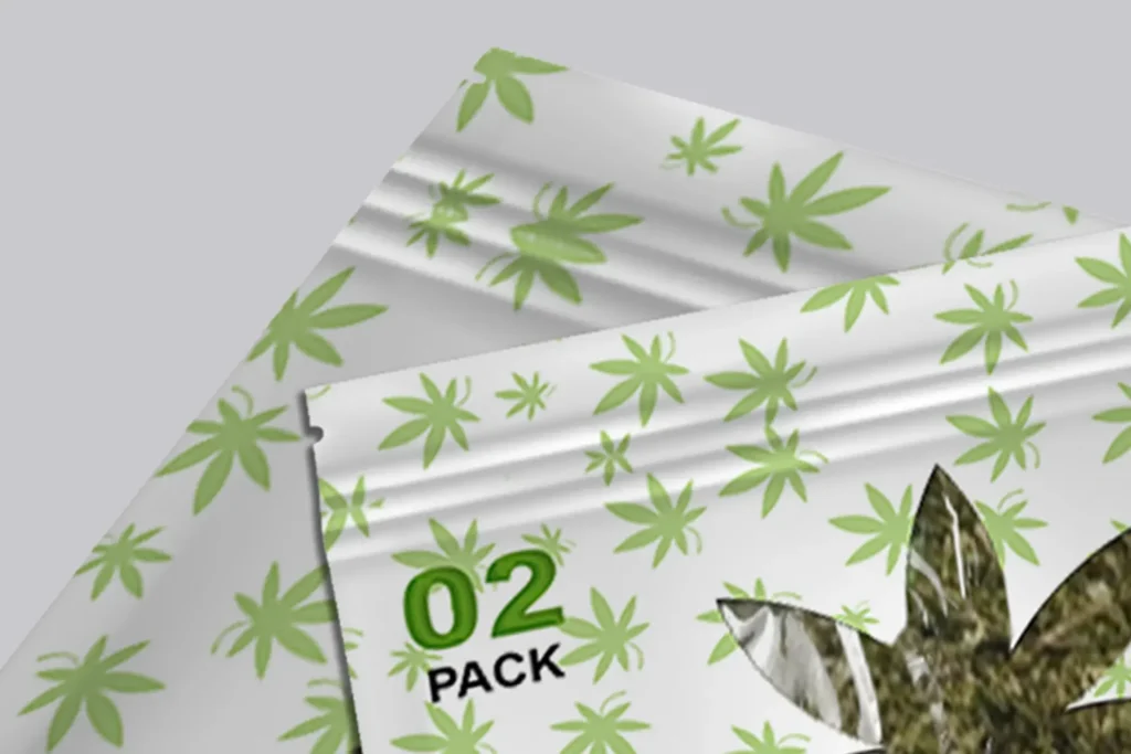 Window and die cut mylar bag