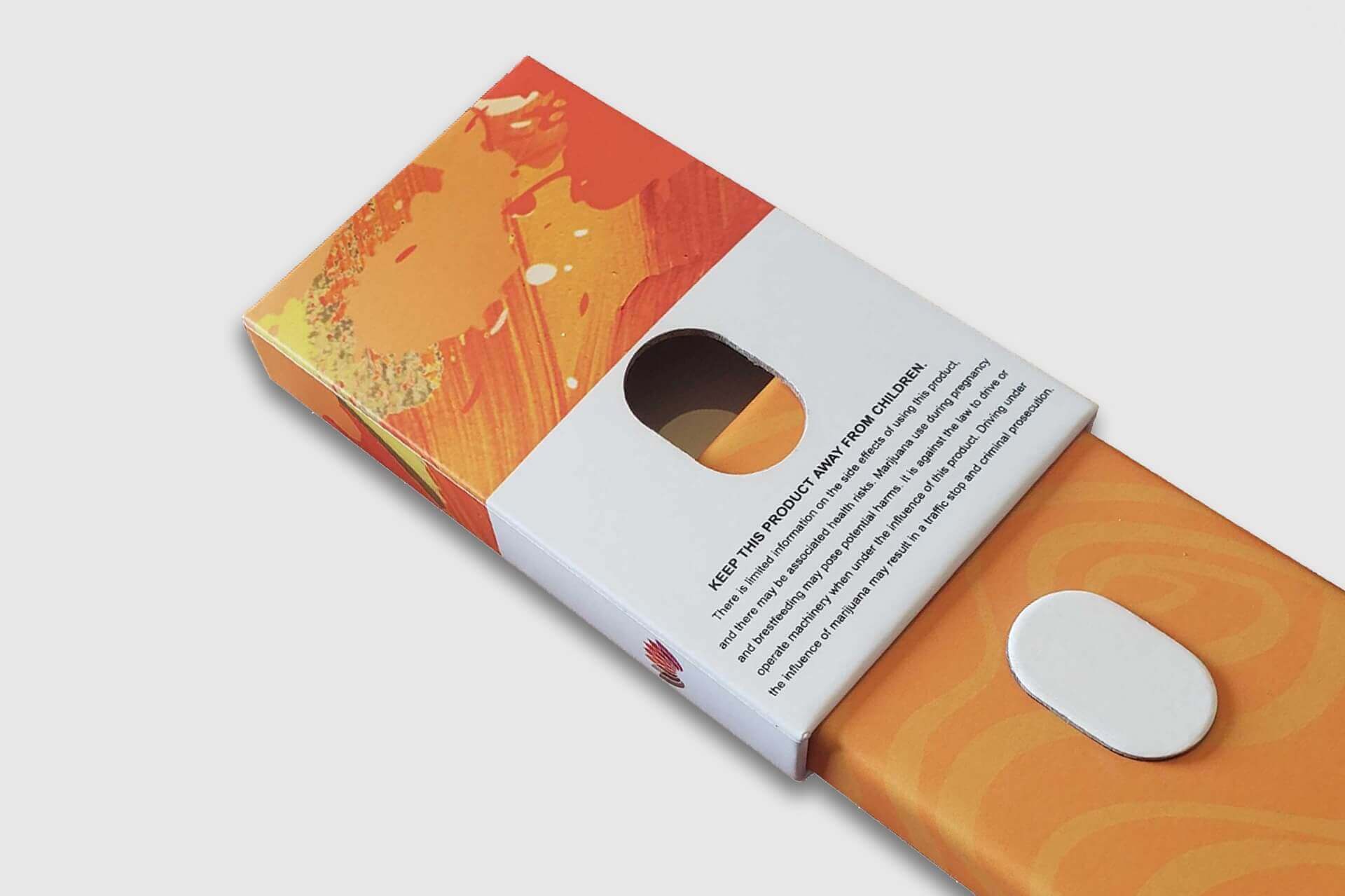 Child resistant pre-roll packaging