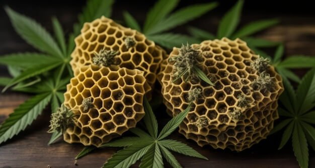 Cannabis Honey Comb