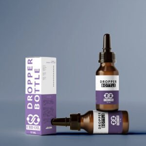 cbd dropper bottle boxes